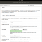 Instalación WordPress